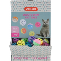 ZOLUX Display z zabawka dla kota lekka piłka z dzwoneczkiem